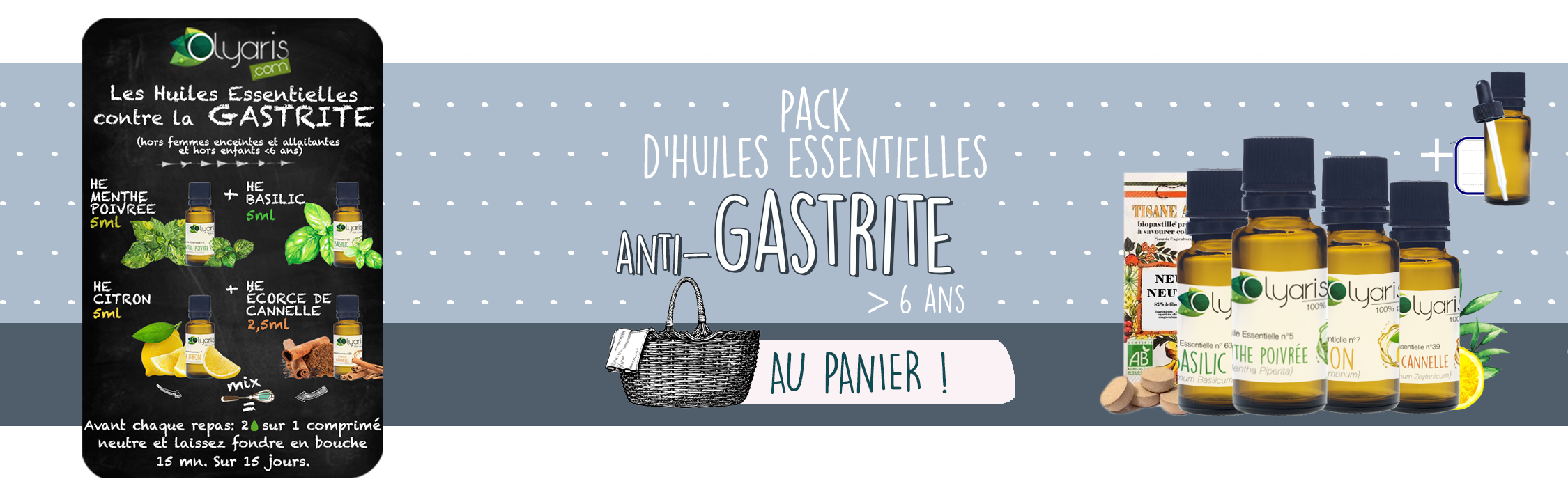 Gastrite et Huiles Essentielles : LE remède naturel